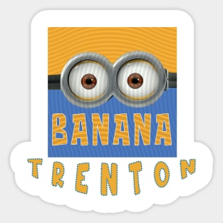 MINION BANANA USA TRENTON Sticker